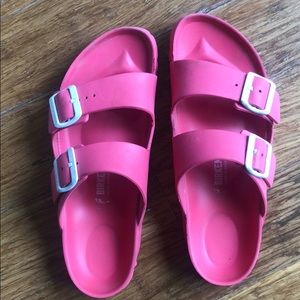 Pink Birkenstock sandles